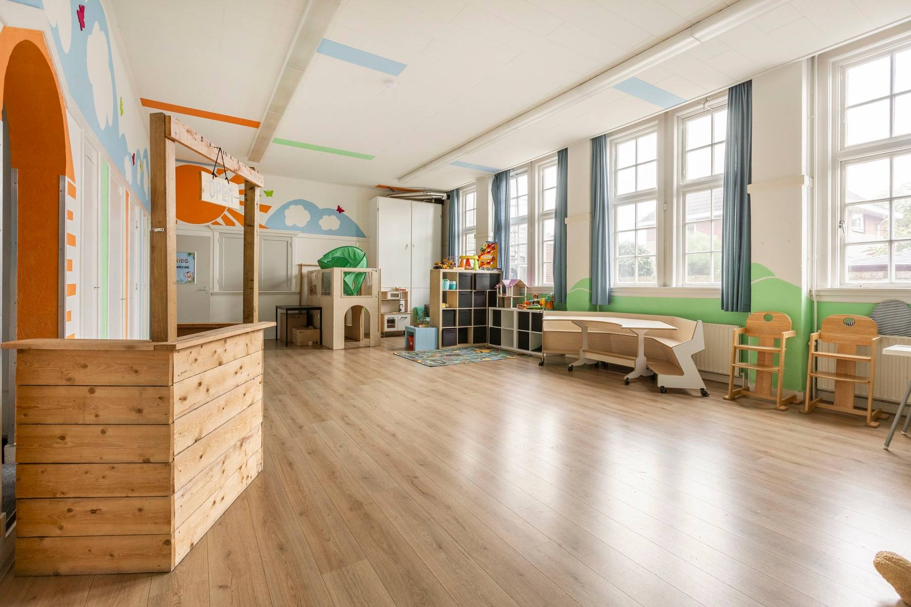 De kinderruimte in de Zuiderkerk.